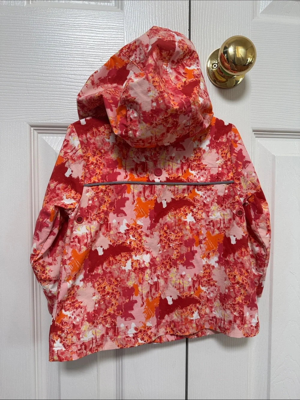 Hunter for target Girls' Pink & Red Floral Print Hooded Jacket size 18m